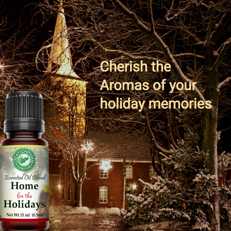 Mezcla de aromas Home For The Holidays Mezcla de aromas 100% puro de Creation Farm 15 ml
