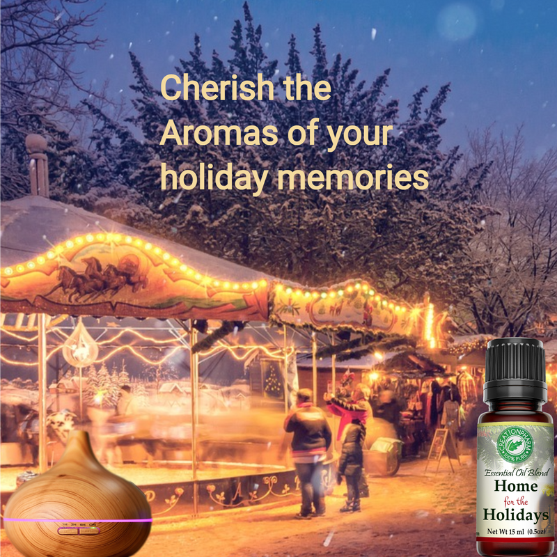 Mezcla difusora de aceites aromáticos Home for the Holidays 15 ml de Creation Pharm