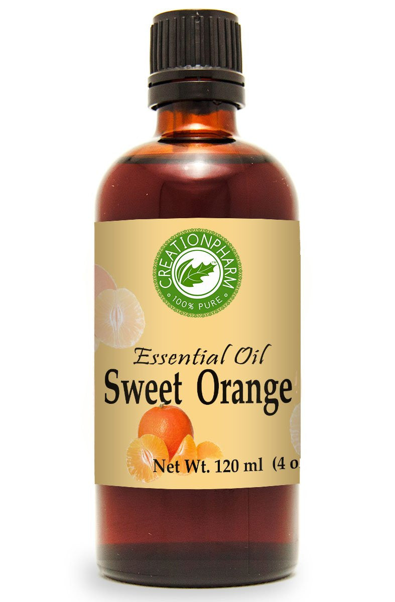 Sweet Orange Essential Oil 4 oz 100% Pure from Creation Pharm - Creation Pharm
