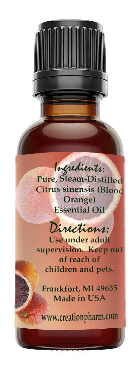 Blood Orange Essential Oil 30 ml - Aceite Esencial de Naranja Sangre - 100% Pure - Creation Pharm