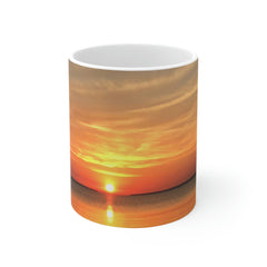 Taza de cerámica Crystal Lake Sunset de 11 oz