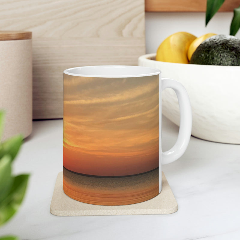 Crystal Lake Sunset Ceramic Mug 11oz