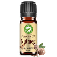 Nutmeg Essential Oil 100% Pure 10 ml (0.3 oz) by Creation Pharm - Creation Pharm