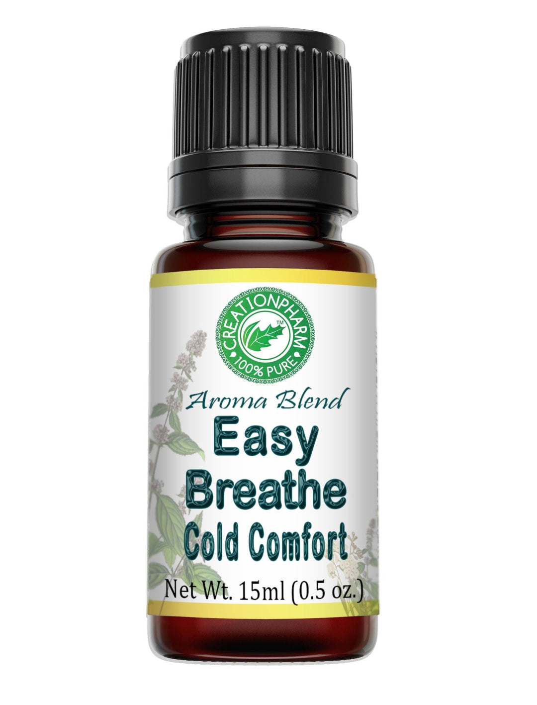 Easy Breathe Aroma Blend Respiratory Support Sinus Relief 15 mL Eucalyptus Oil Essential Oil by Creation Farm – Herbal Skincare & Aromatherapy