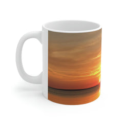 Crystal Lake Sunset Ceramic Mug 11oz